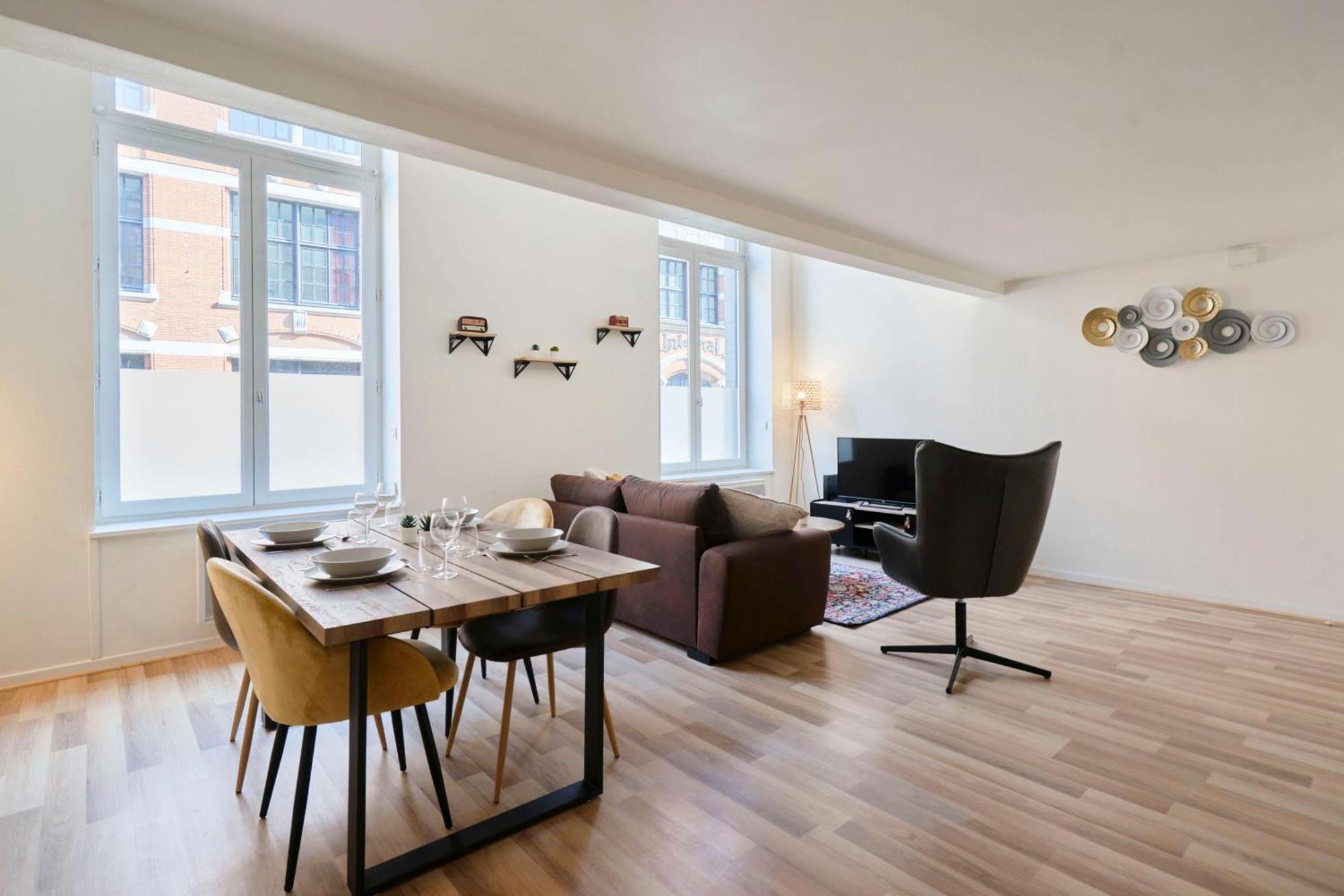 Locationstourcoing - Le Loft Lägenhet Exteriör bild